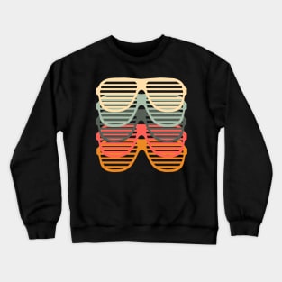 Retro  Shutter Glasses Crewneck Sweatshirt